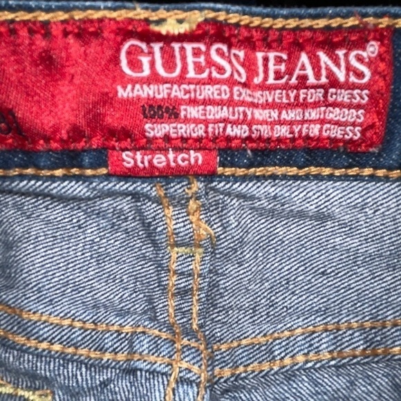 Guess stretch Jeans. Size 31 GUC bootcut - Picture 5 of 6